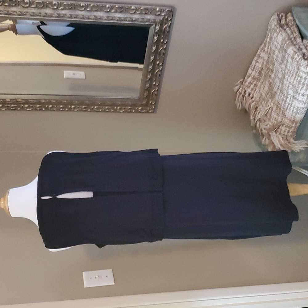 J.Jill Black Sleeveless Cocktail Dress